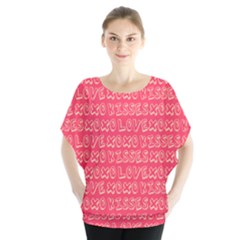 Pattern 317 Batwing Chiffon Blouse