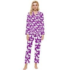 Pattern 333 Womens  Long Sleeve Velvet Pocket Pajamas Set by GardenOfOphir
