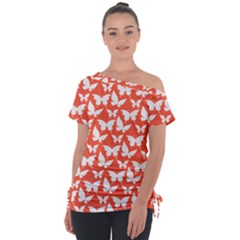 Pattern 337 Off Shoulder Tie-up Tee