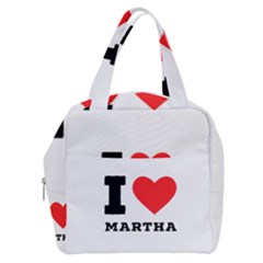 I Love Martha Boxy Hand Bag by ilovewhateva