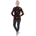 Background Pattern Texture Design Casual Zip Up Jacket View2