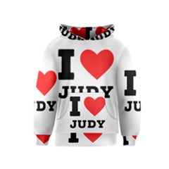 I Love Judy Kids  Pullover Hoodie by ilovewhateva