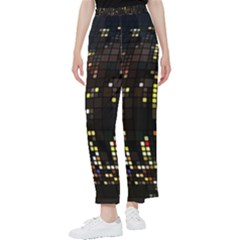 Abstract Visualization Graphic Background Textures Women s Pants 
