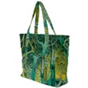 Nature Trees Forest Mystical Forest Jungle Zip Up Canvas Bag View1