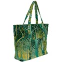 Nature Trees Forest Mystical Forest Jungle Zip Up Canvas Bag View2
