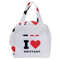 I Love Brittany Boxy Hand Bag by ilovewhateva