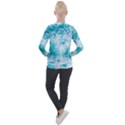 Tropical Blue Ocean Wave Casual Zip Up Jacket View2