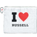I love russell Canvas Cosmetic Bag (XXXL) View1