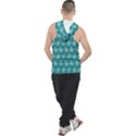 Gerbera Daisy Vector Tile Pattern Men s Sleeveless Hoodie View2
