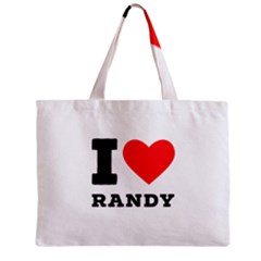 I Love Randy Zipper Mini Tote Bag by ilovewhateva