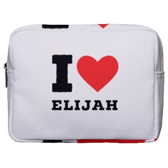 I Love Elijah Make Up Pouch (large) by ilovewhateva