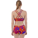 Geometric Pattern Fluorescent Colorful Work It Out Gym Set View2