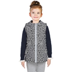Abstract-0025 Kids  Hooded Puffer Vest