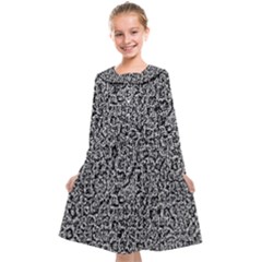 Abstract-0025 Kids  Midi Sailor Dress