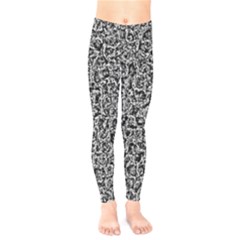 Abstract-0025 Kids  Classic Winter Leggings