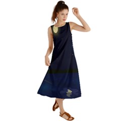 Alien Navi Summer Maxi Dress