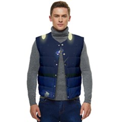 Alien Navi Men s Short Button Up Puffer Vest	