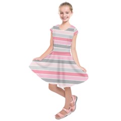Background-01 Kids  Short Sleeve Dress