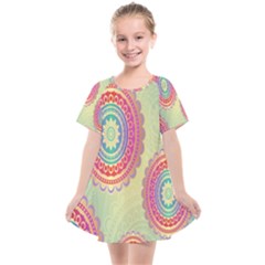 Background-02 Kids  Smock Dress
