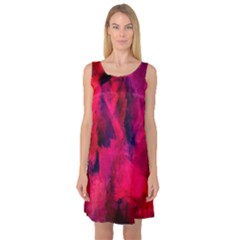 Background-03 Sleeveless Satin Nightdress