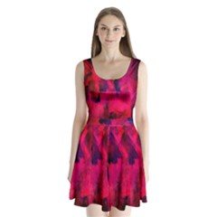 Background-03 Split Back Mini Dress 