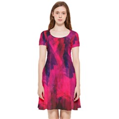 Background-03 Inside Out Cap Sleeve Dress