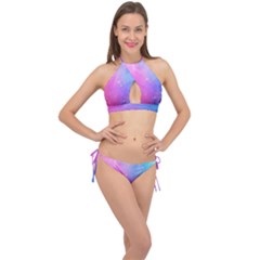 Background-0026 Cross Front Halter Bikini Set