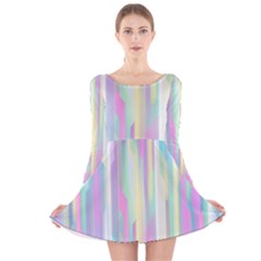 Background-28 Long Sleeve Velvet Skater Dress