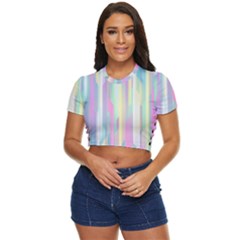 Background-28 Side Button Cropped Tee