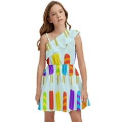 Background-29 Kids  One Shoulder Party Dress