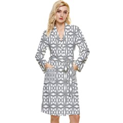 Celtic-knot 01 Long Sleeve Velvet Robe