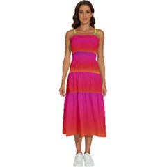 Spectrum Sleeveless Shoulder Straps Boho Dress