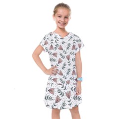 Flowers-49 Kids  Drop Waist Dress