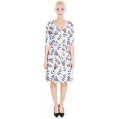 Flowers-49 Wrap Up Cocktail Dress