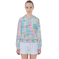 Color-blocks Women s Tie Up Sweat