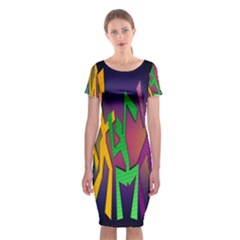 Dancing Classic Short Sleeve Midi Dress