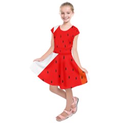 Fruit-01 Kids  Short Sleeve Dress