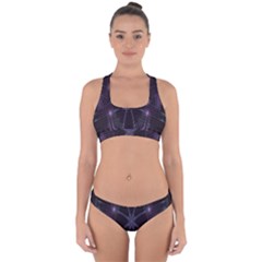 Geometric-art-001 Cross Back Hipster Bikini Set