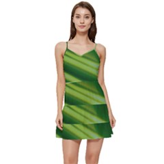 Green-01 Short Frill Dress