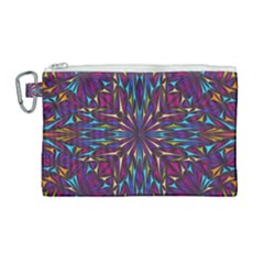 Kaleidoscope Canvas Cosmetic Bag (large)