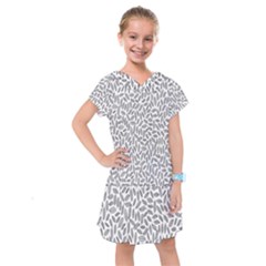 Leaves-011 Kids  Drop Waist Dress