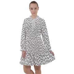 Leaves-011 All Frills Chiffon Dress