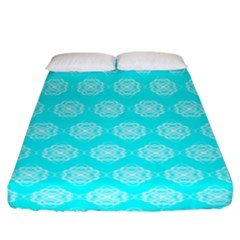 Abstract Knot Geometric Tile Pattern Fitted Sheet (king Size)