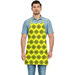 Abstract Knot Geometric Tile Pattern Kitchen Apron