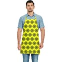 Abstract Knot Geometric Tile Pattern Kitchen Apron View1