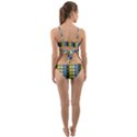 Colorful Leaf Pattern Wrap Around Bikini Set View2