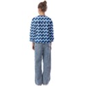 Modern Retro Chevron Patchwork Pattern Kids  Sailor Shirt View2