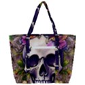 Cute Skulls And Bones Zip Up Canvas Bag View3