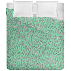 Leaves-015 Duvet Cover Double Side (california King Size)