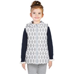 Ornamental 01 Kids  Hooded Puffer Vest